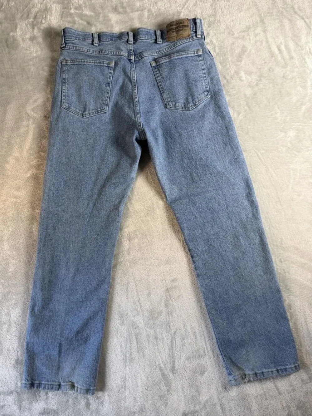 WRANGLER Jeans Mens 34x30 Blue Denim Straight Leg Classic Fit 2 Pair Lot - Picture 6 of 9
